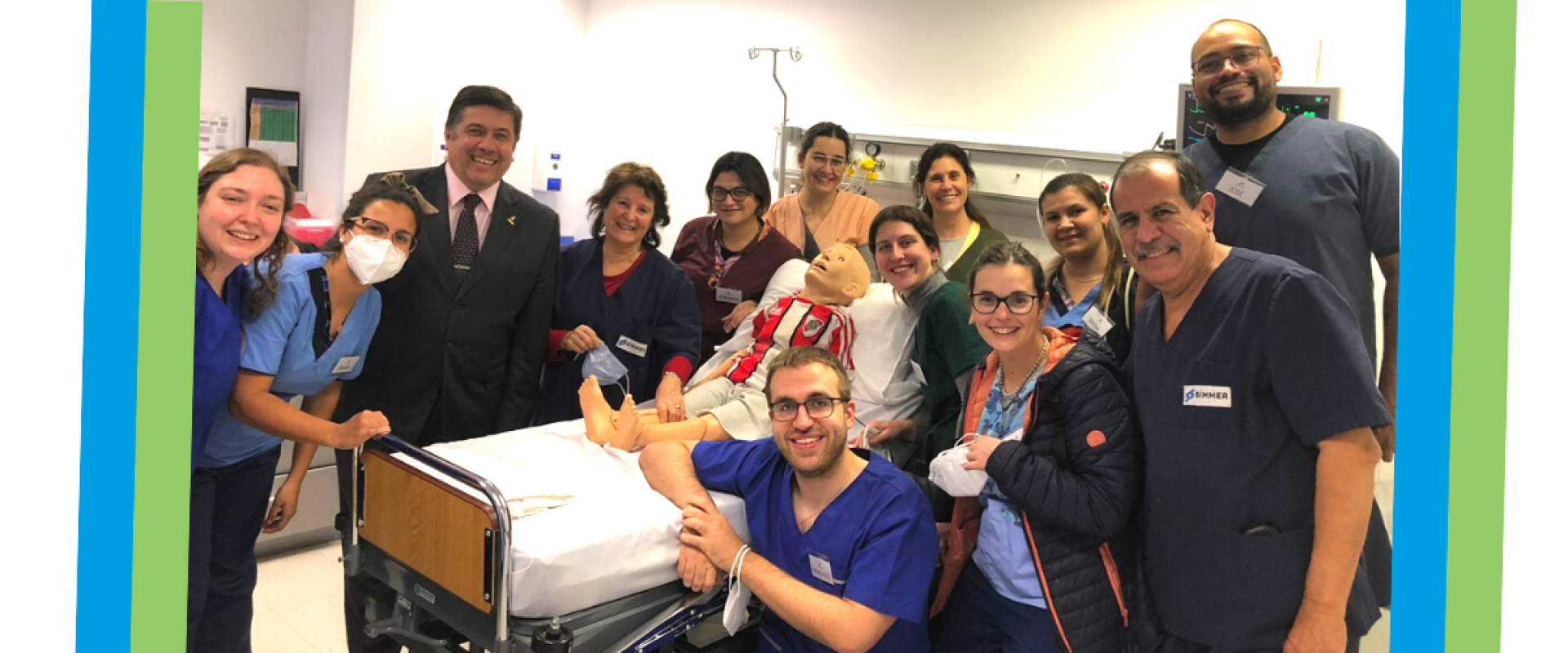 La Residencia de Terapia Intensiva Pedi&aacute;trica visit&oacute; el centro de Simulaci&oacute;n M&eacute;dica Simmers