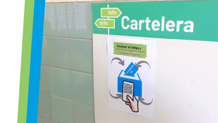 Se ingresa al buz�n, escaneando con el celular el QR presente en las carteleras del Hospital
