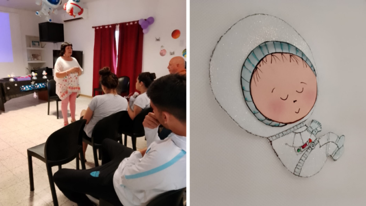 La mam� de Valent�n, comentando su experiencia