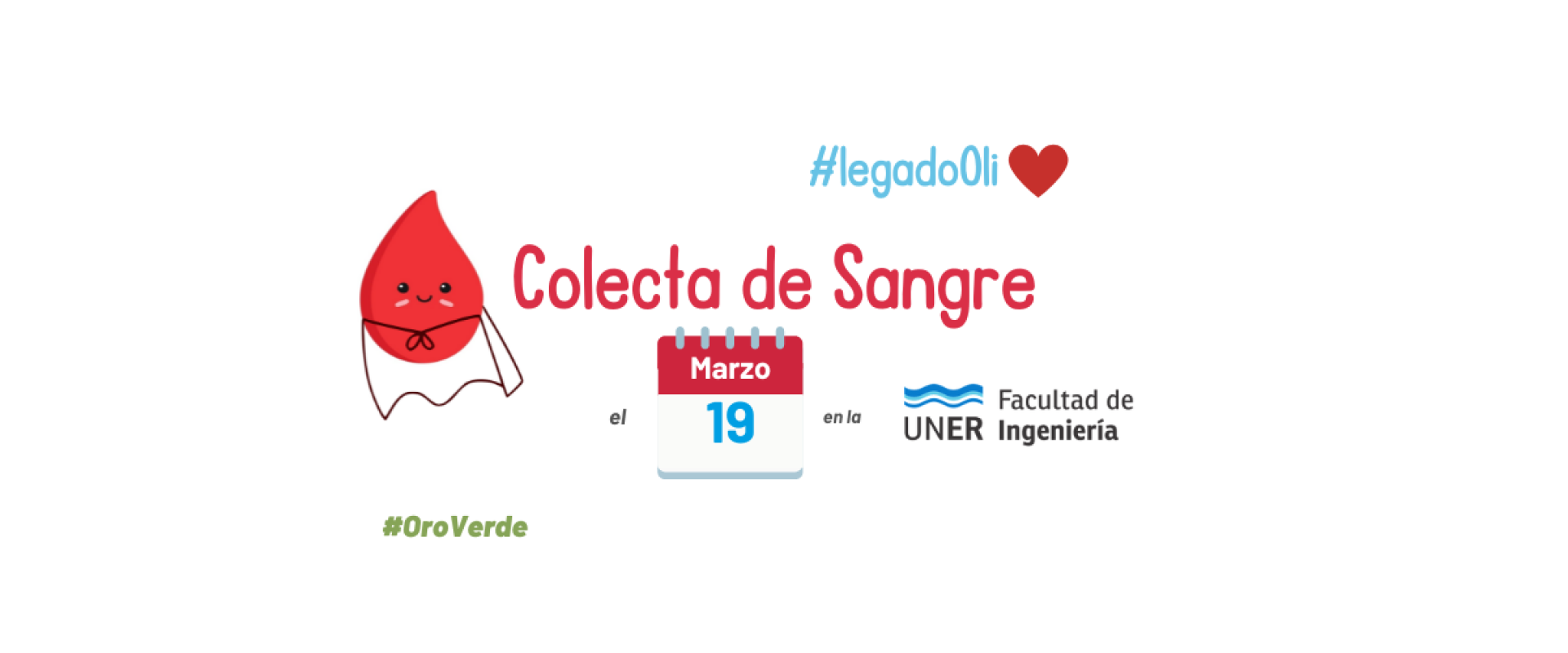 Colecta Externa de Sangre el 19 de marzo en Oro Verde