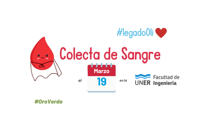 Colecta Externa de Sangre el 19 de marzo en Oro Verde