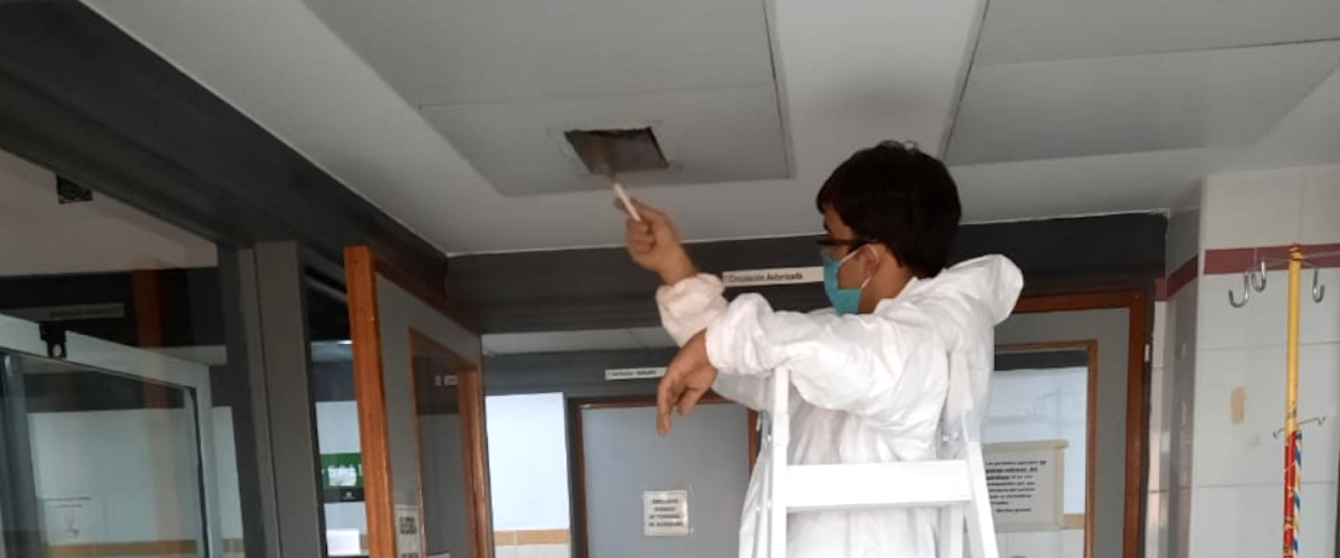 Limpieza del sistema de ventilaci&oacute;n del Centro Quir&uacute;rgico Pedi&aacute;trico